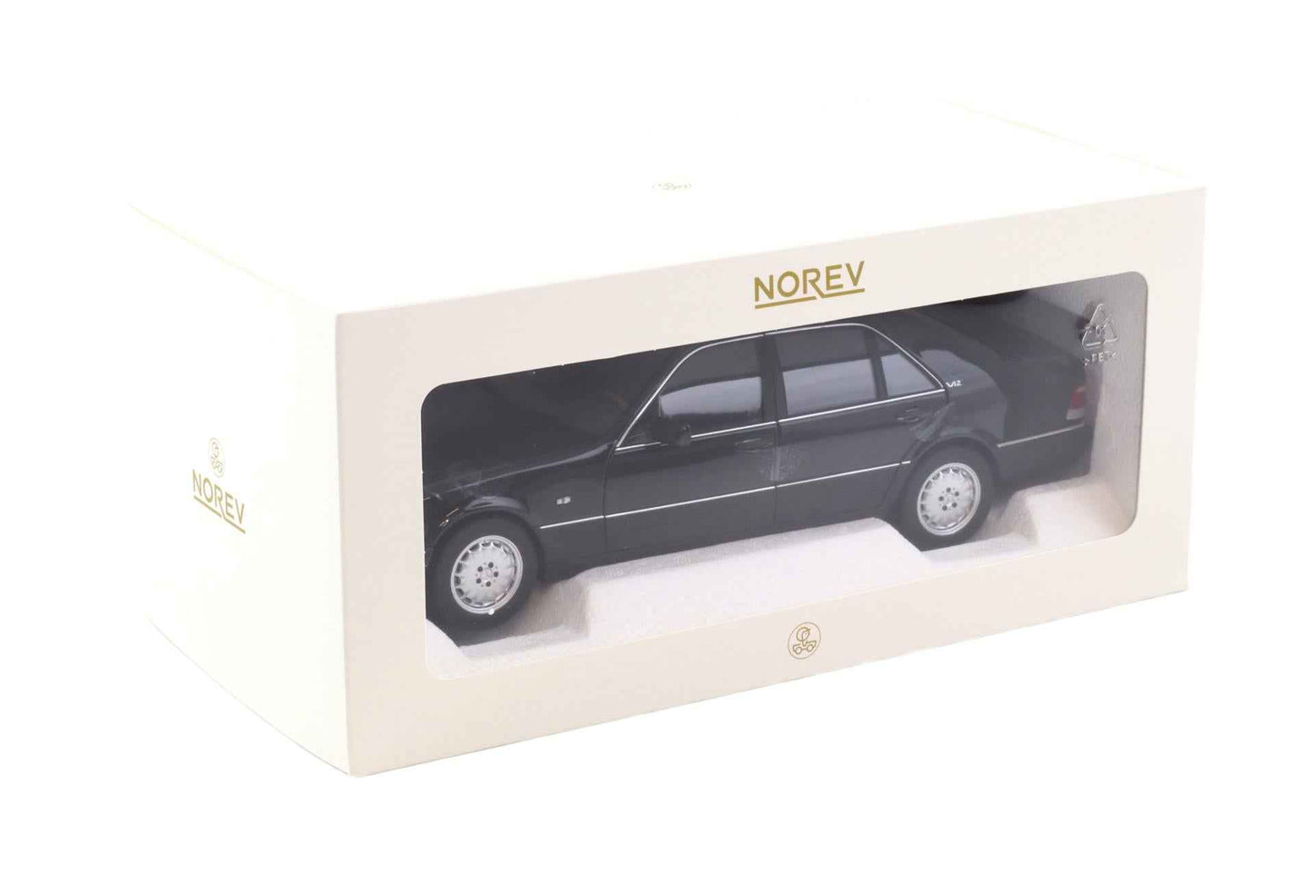 Norev 1997 Mercedes-Benz S600 S-Class (W140) Black 1:18 Cartsfy Inc.