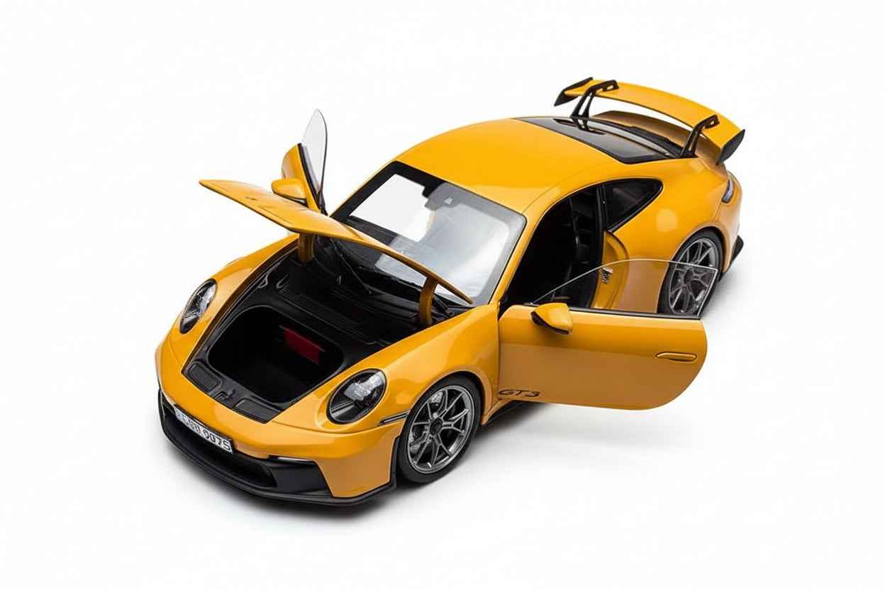 Norev 2021 Porsche 911 992 GT3 Bahama Yellow 1:18 Cartsfy Inc.