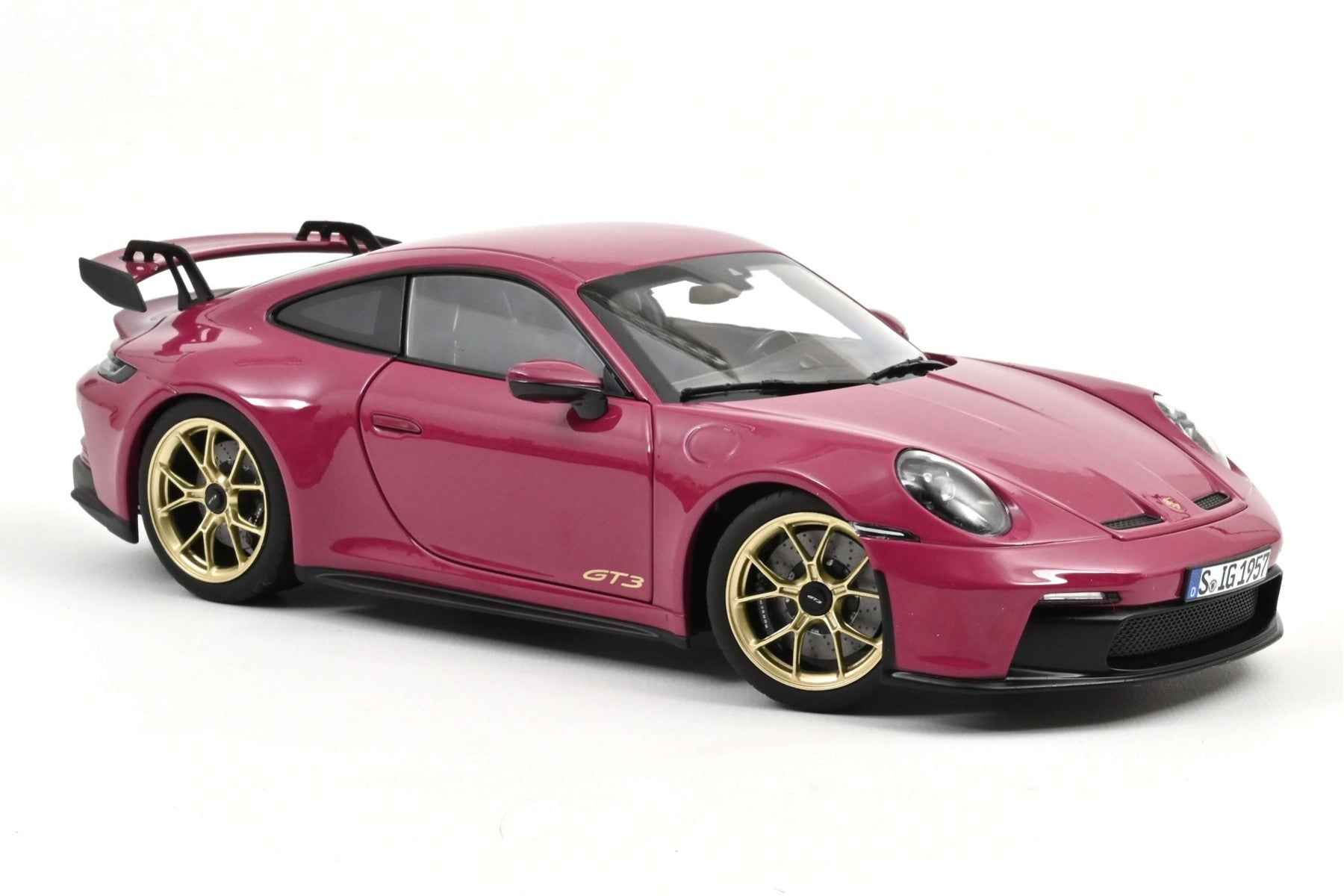 Norev 2021 Porsche 911 992 GT3 Ruby Star Neo w/ Gold Wheels 1:18 STM Diecast Default Title Default Title-