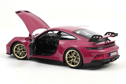 Norev 2021 Porsche 911 992 GT3 Ruby Star Neo w/ Gold Wheels 1:18 STM Diecast Default Title Default Title-