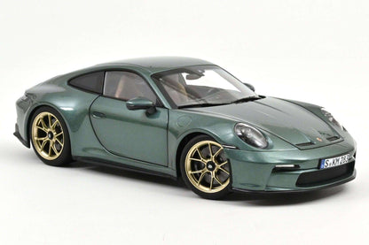 Norev 2021 Porsche 911 992 GT3 Touring Edition Malachite Green w/ Gold Wheels 1:18 STM Diecast Default Title Default Title-