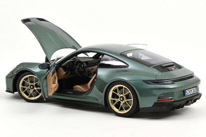 Norev 2021 Porsche 911 992 GT3 Touring Edition Malachite Green w/ Gold Wheels 1:18 STM Diecast Default Title Default Title-
