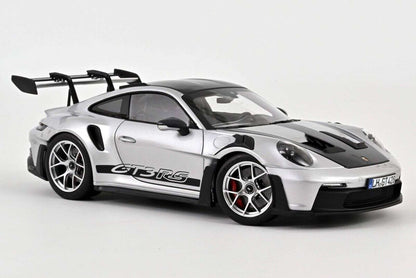 Norev 2022 Porsche 911 992 GT3 RS w/ Weissach Package GT Silver Metallic 1:18 STM Diecast Default Title Default Title-
