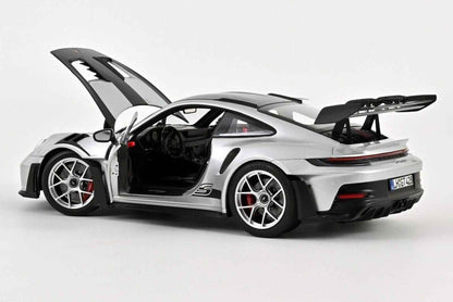 Norev 2022 Porsche 911 992 GT3 RS w/ Weissach Package GT Silver Metallic 1:18 STM Diecast Default Title Default Title-