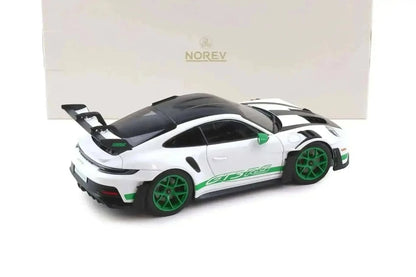 Norev 2022 Porsche 911 992 GT3 RS Weissach Package Tribute Edition White w/ Green 1:18 Cartsfy Inc.
