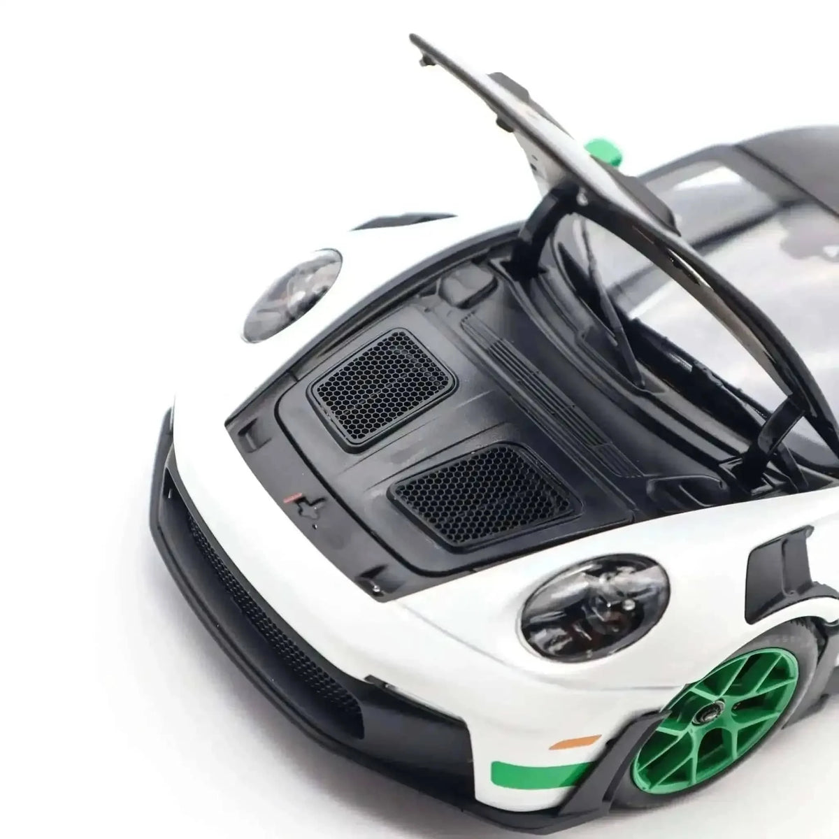 Norev 2022 Porsche 911 992 GT3 RS Weissach Package Tribute Edition White w/ Green 1:18 Cartsfy Inc.