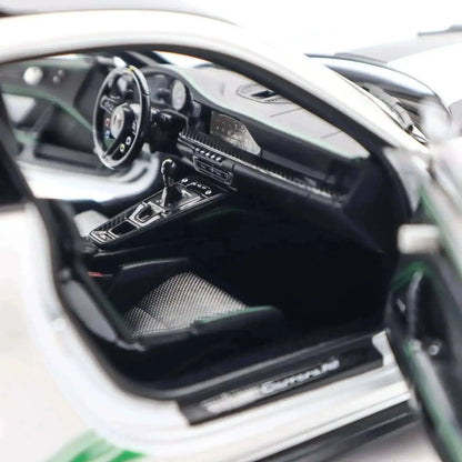 Norev 2022 Porsche 911 992 GT3 RS Weissach Package Tribute Edition White w/ Green 1:18 Cartsfy Inc.