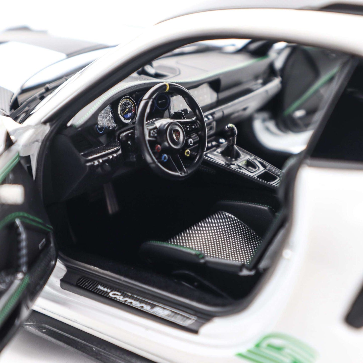 Norev 2022 Porsche 911 992 GT3 RS Weissach Package Tribute Edition White w/ Green 1:18 STM Diecast Default Title Default Title-