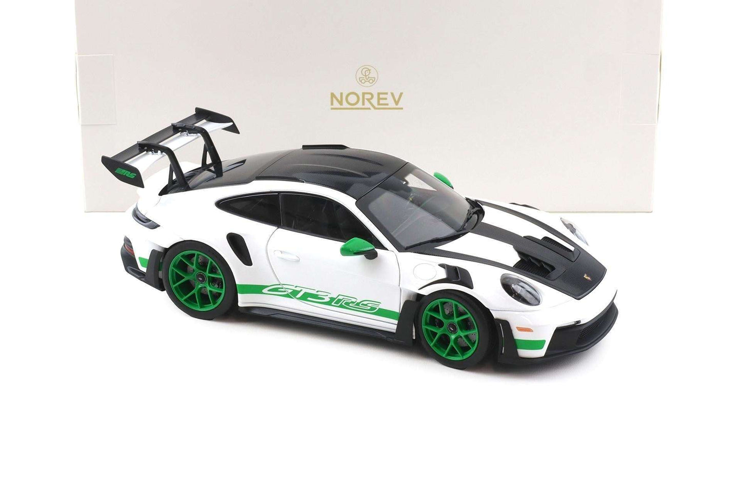 Norev 2022 Porsche 911 992 GT3 RS Weissach Package Tribute Edition White w/ Green 1:18 STM Diecast Default Title Default Title-