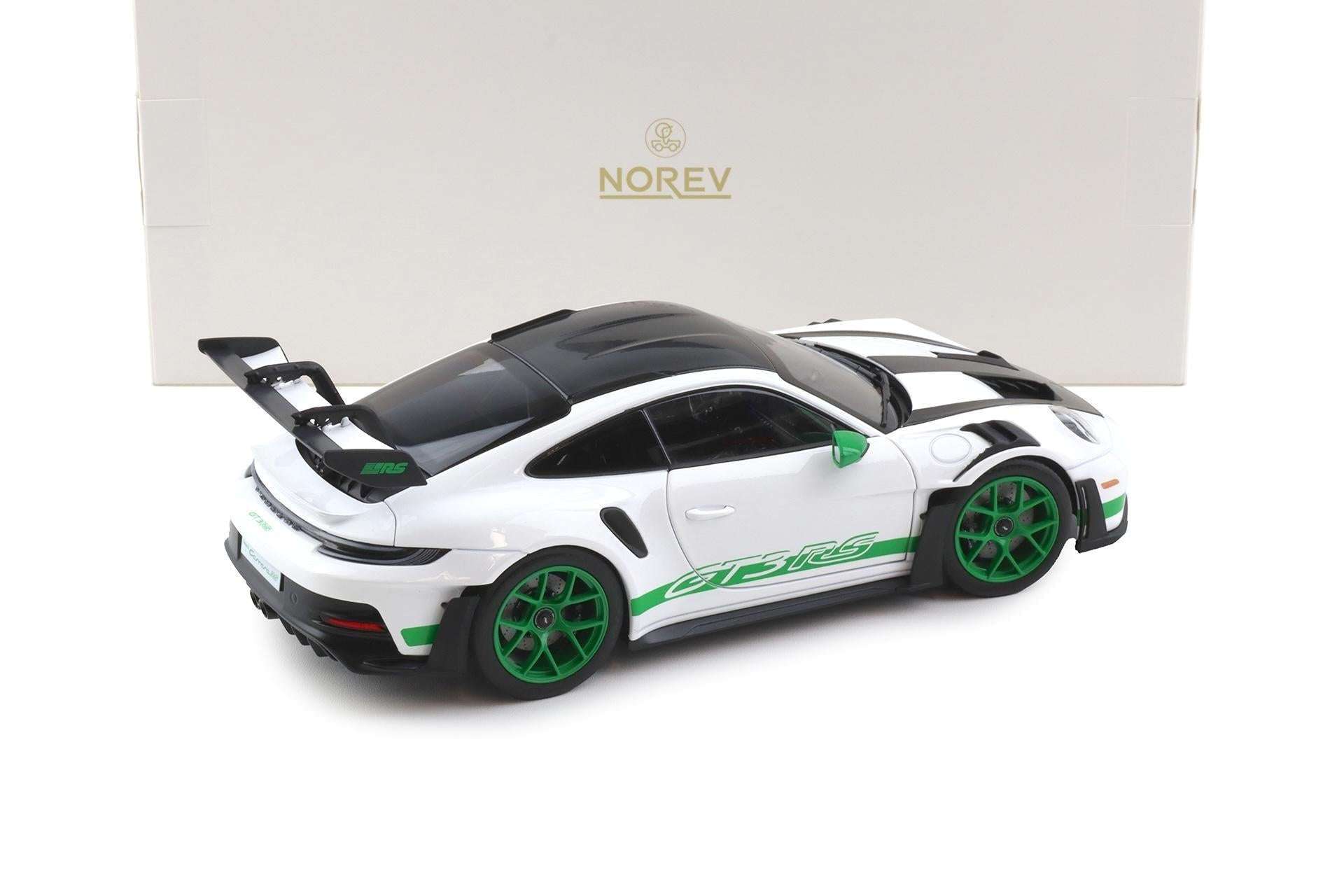 Norev 2022 Porsche 911 992 GT3 RS Weissach Package Tribute Edition White w/ Green 1:18 STM Diecast Default Title Default Title-