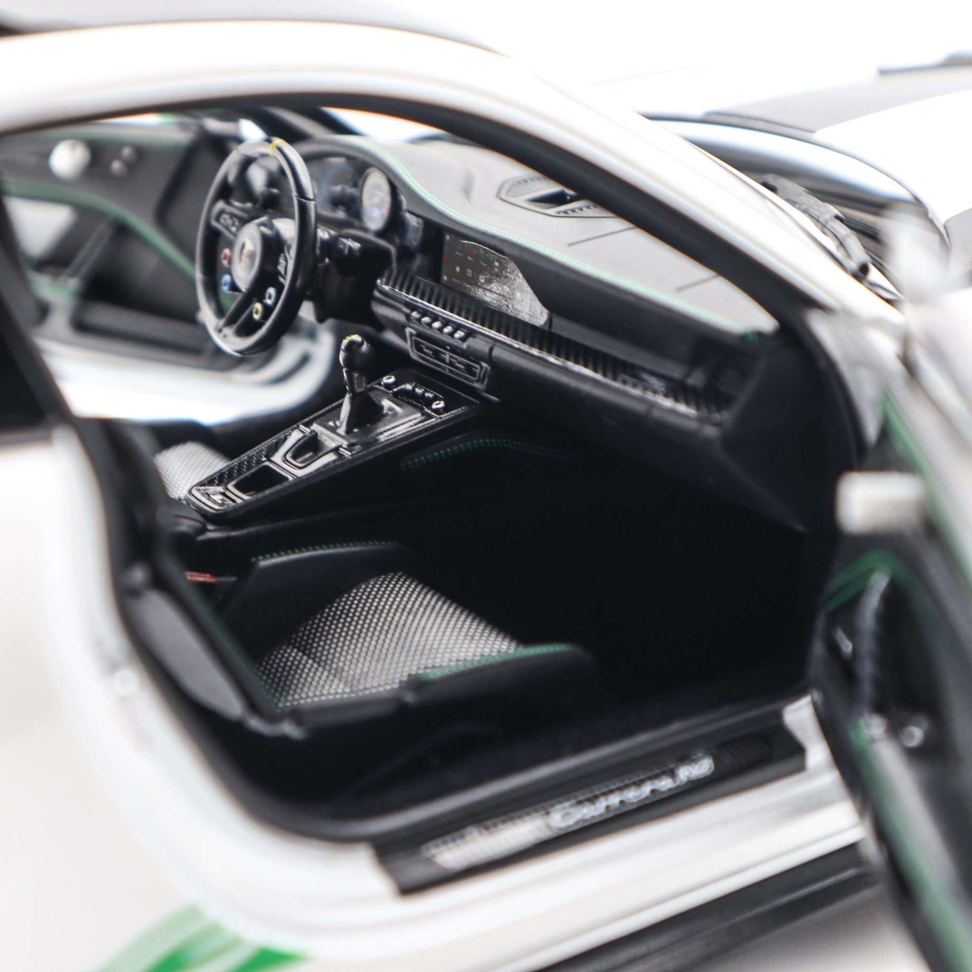 Norev 2022 Porsche 911 992 GT3 RS Weissach Package Tribute Edition White w/ Green 1:18 STM Diecast Default Title Default Title-