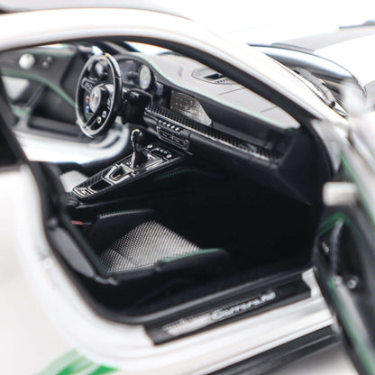 Norev 2022 Porsche 911 992 GT3 RS Weissach Package Tribute Edition White w/ Green 1:18 STM Diecast Default Title Default Title-