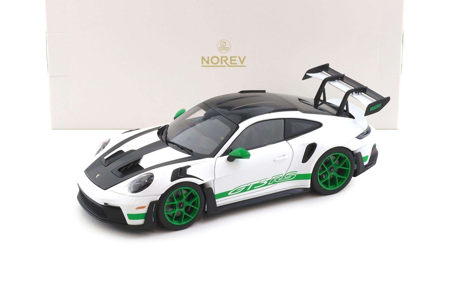 Norev 2022 Porsche 911 992 GT3 RS Weissach Package Tribute Edition White w/ Green 1:18 STM Diecast Default Title Default Title-