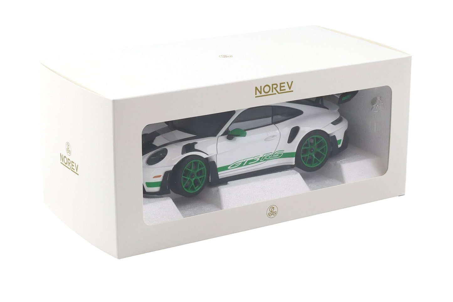 Norev 2022 Porsche 911 992 GT3 RS Weissach Package Tribute Edition White w/ Green 1:18 STM Diecast Default Title Default Title-