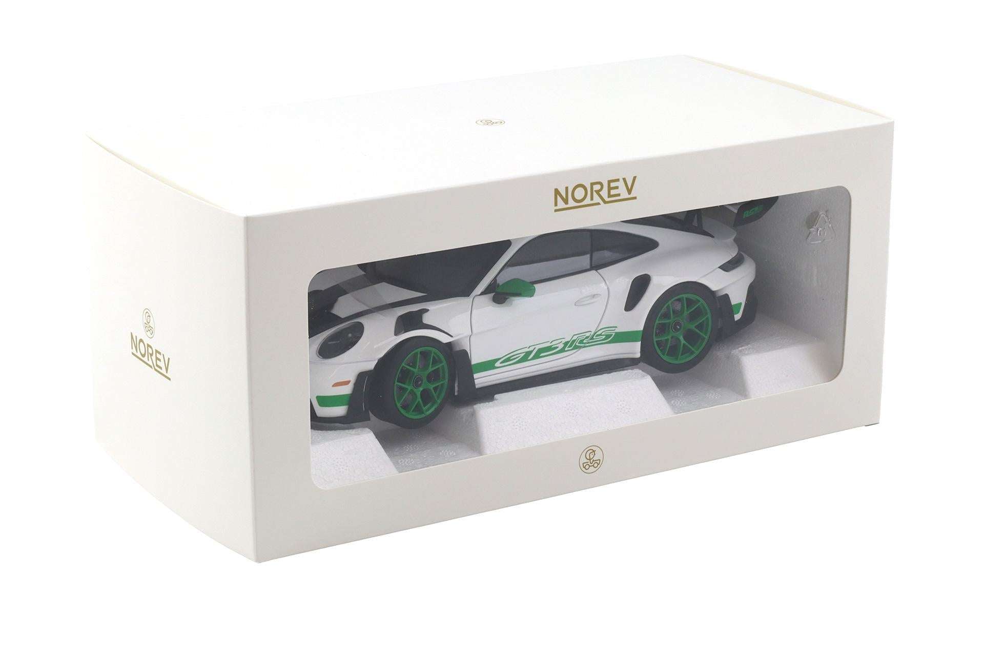Norev 2022 Porsche 911 992 GT3 RS Weissach Package Tribute Edition White w/ Green 1:18 STM Diecast Default Title Default Title-