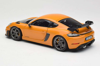 Norev 2023 Porsche 718 Cayman GT4 RS w/ Weissach Package Bahama Yellow 1:18 Cartsfy Inc.