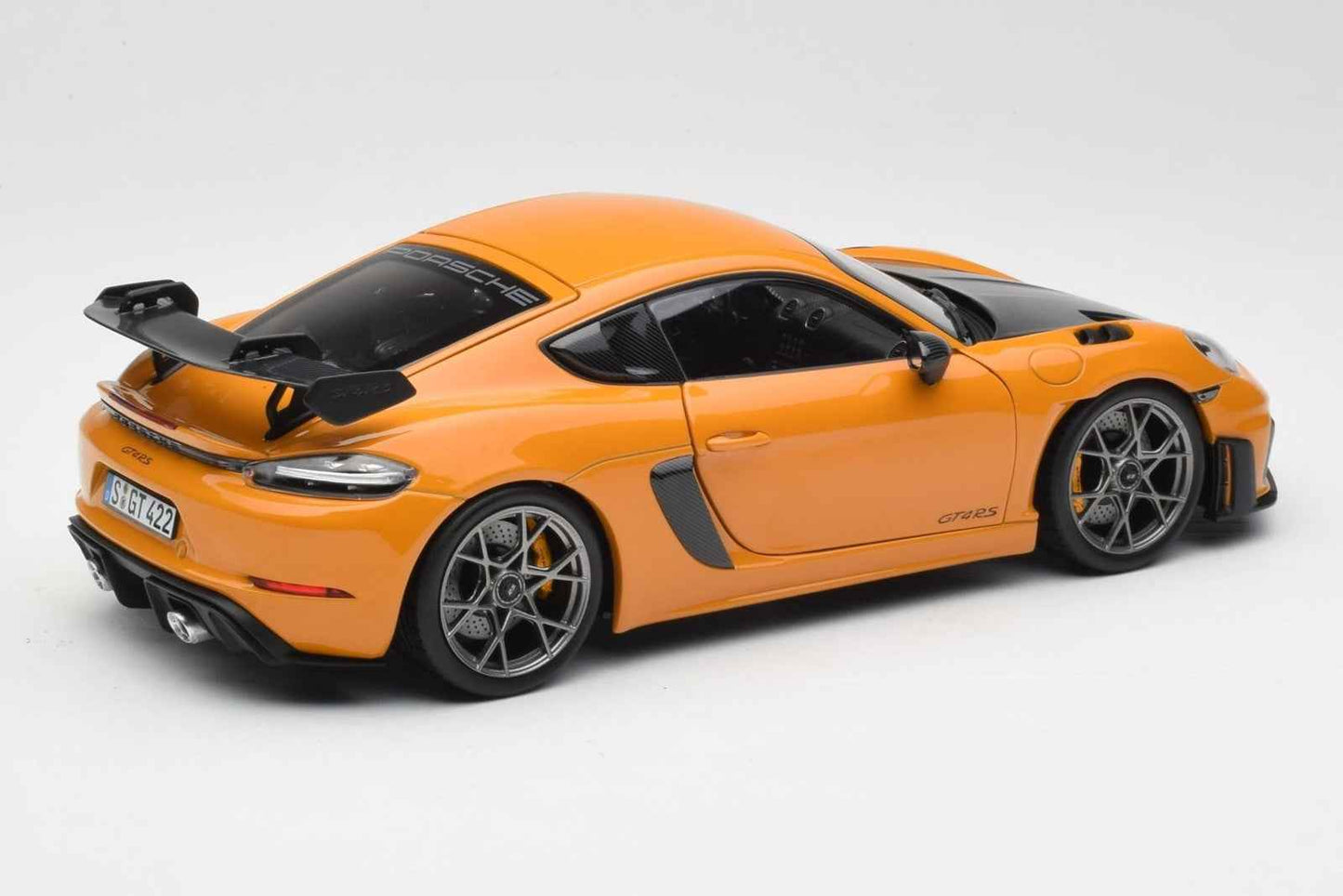 Norev 2023 Porsche 718 Cayman GT4 RS w/ Weissach Package Bahama Yellow 1:18 Cartsfy Inc.