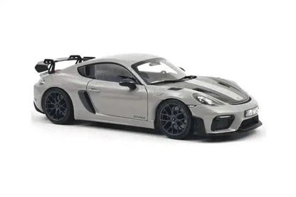 Norev 2023 Porsche 718 Cayman GT4 RS w/ Weissach Package Chalk w/ Blue Wheels 1:18 Cartsfy Inc.