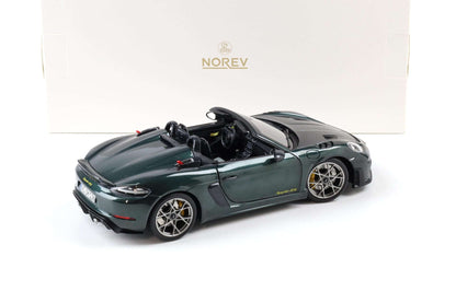 Norev 2023 Porsche 718 Spyder RS w/ Weissach Package Forest Green 1:18 STM Diecast Default Title Default Title-