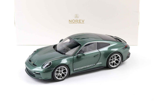 Norev 2023 Porsche 911 992 S/T Malachite Green Metallic 1:18 Cartsfy Inc.