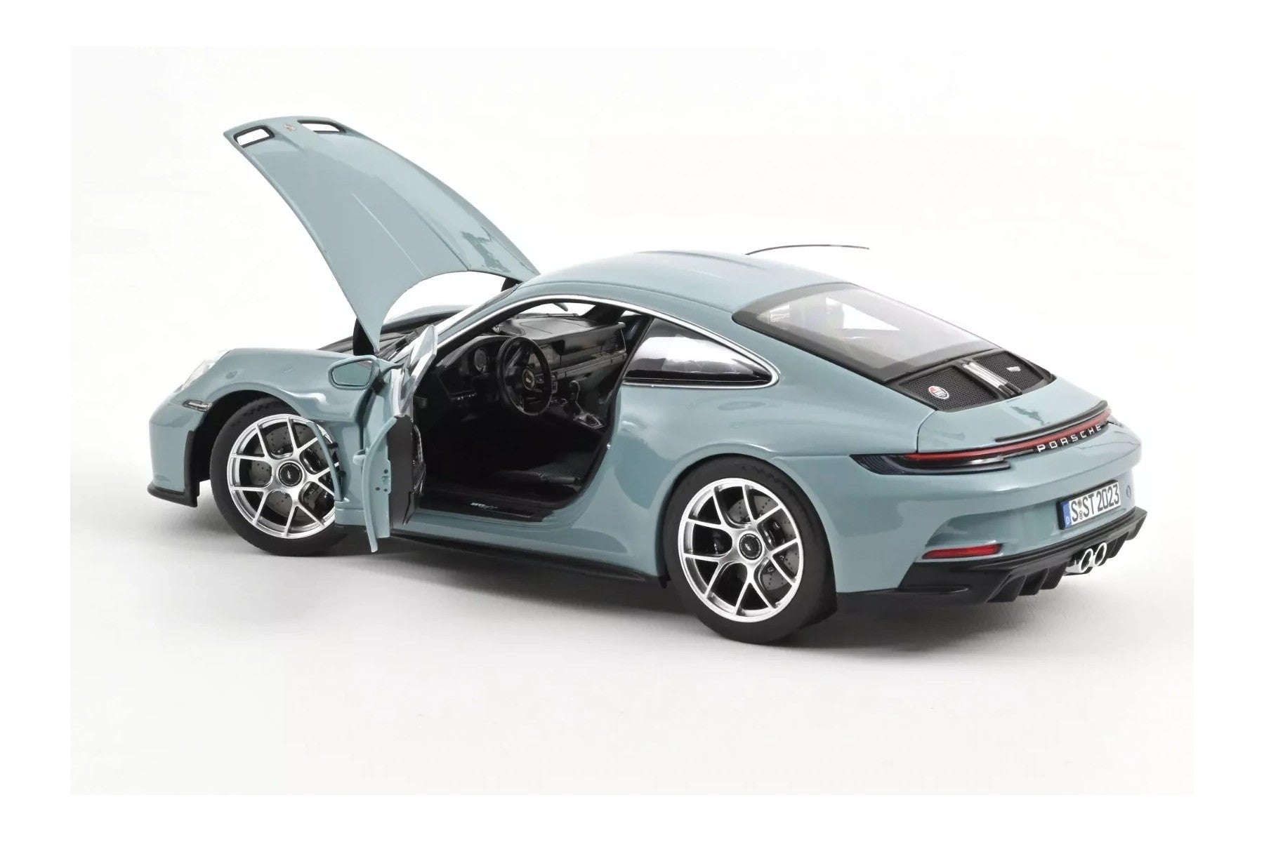 Norev 2023 Porsche 911 992 S/T Meissen Blue 1:18 Cartsfy Inc.