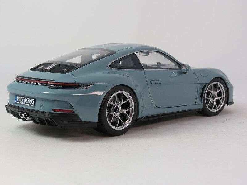 Norev 2023 Porsche 911 992 S/T Meissen Blue 1:18 Cartsfy Inc.
