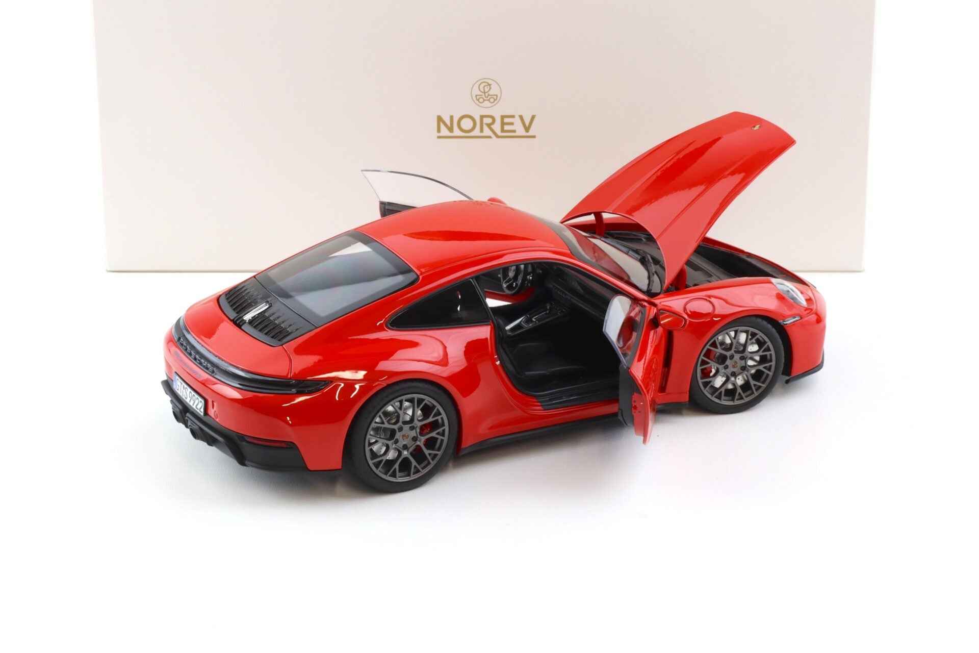 Norev 2025 Porsche 911 992.2 Carrera 4 GTS Guards Red 1:18 Cartsfy Inc.