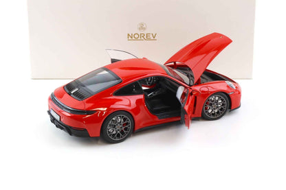 Norev 2025 Porsche 911 992.2 Carrera 4 GTS Guards Red 1:18 Cartsfy Inc.