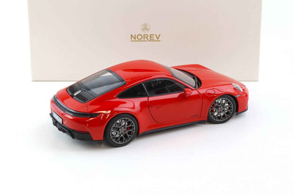 Norev 2025 Porsche 911 992.2 Carrera 4 GTS Guards Red 1:18 Cartsfy Inc.