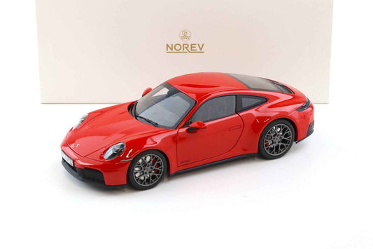 Norev 2025 Porsche 911 992.2 Carrera 4 GTS Guards Red 1:18 Cartsfy Inc.