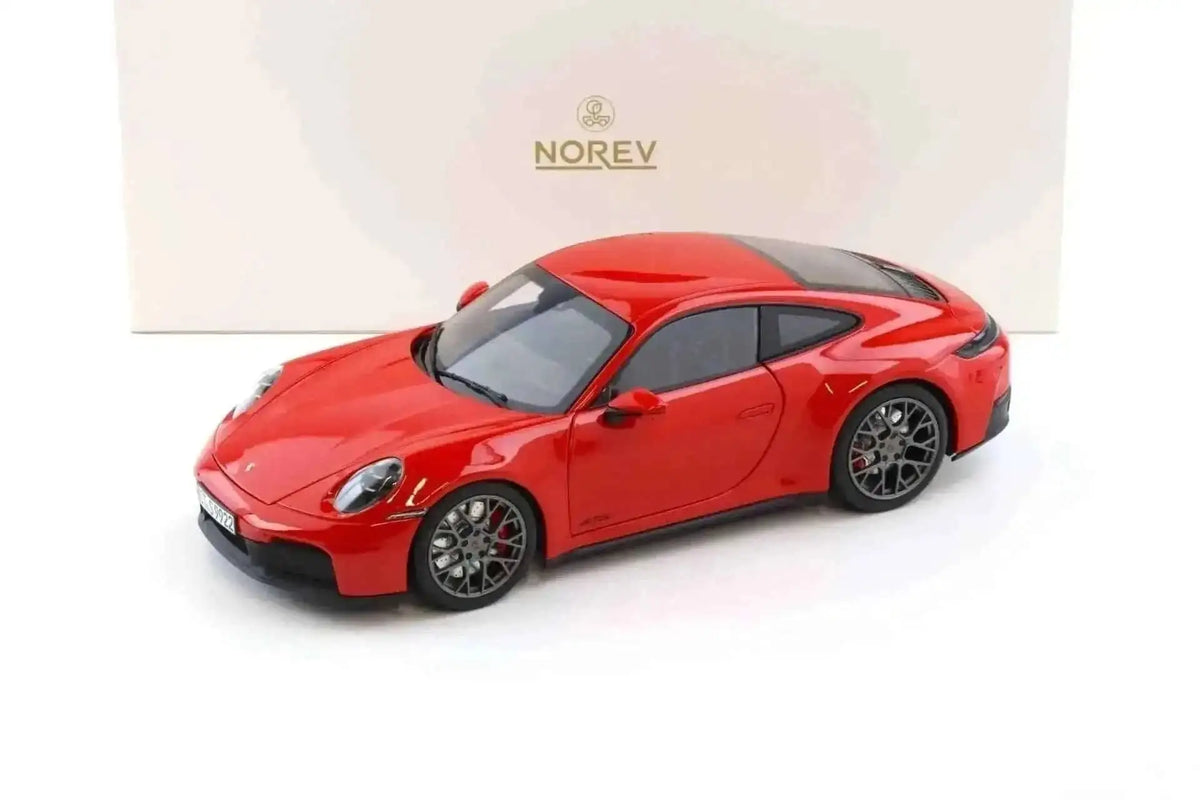 Norev 2025 Porsche 911 992.2 Carrera 4 GTS Guards Red 1:18 Cartsfy Inc.