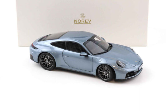 Norev 2025 Porsche 911 992.2 Carrera Polar Silver Metallic 1:18 Cartsfy Inc.
