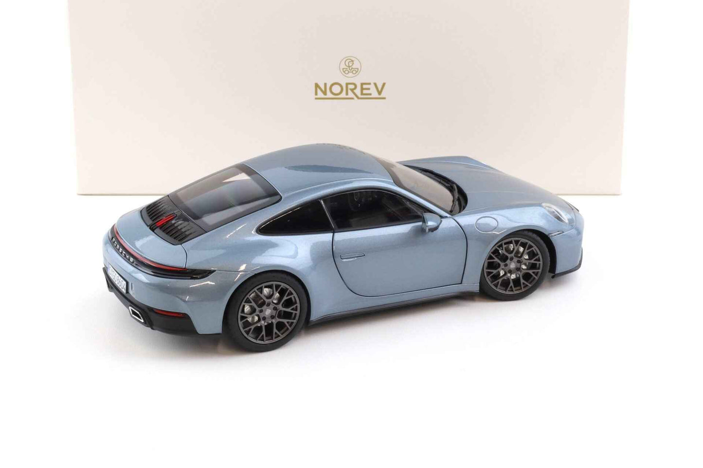 Norev 2025 Porsche 911 992.2 Carrera Polar Silver Metallic 1:18 Cartsfy Inc.