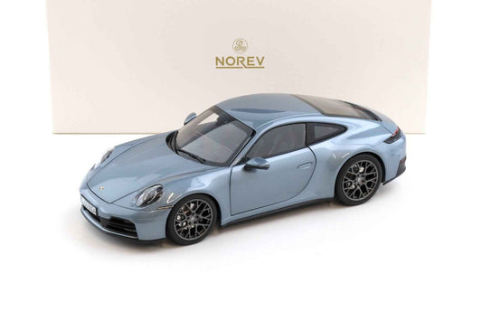 Norev 2025 Porsche 911 992.2 Carrera Polar Silver Metallic 1:18 Cartsfy Inc.