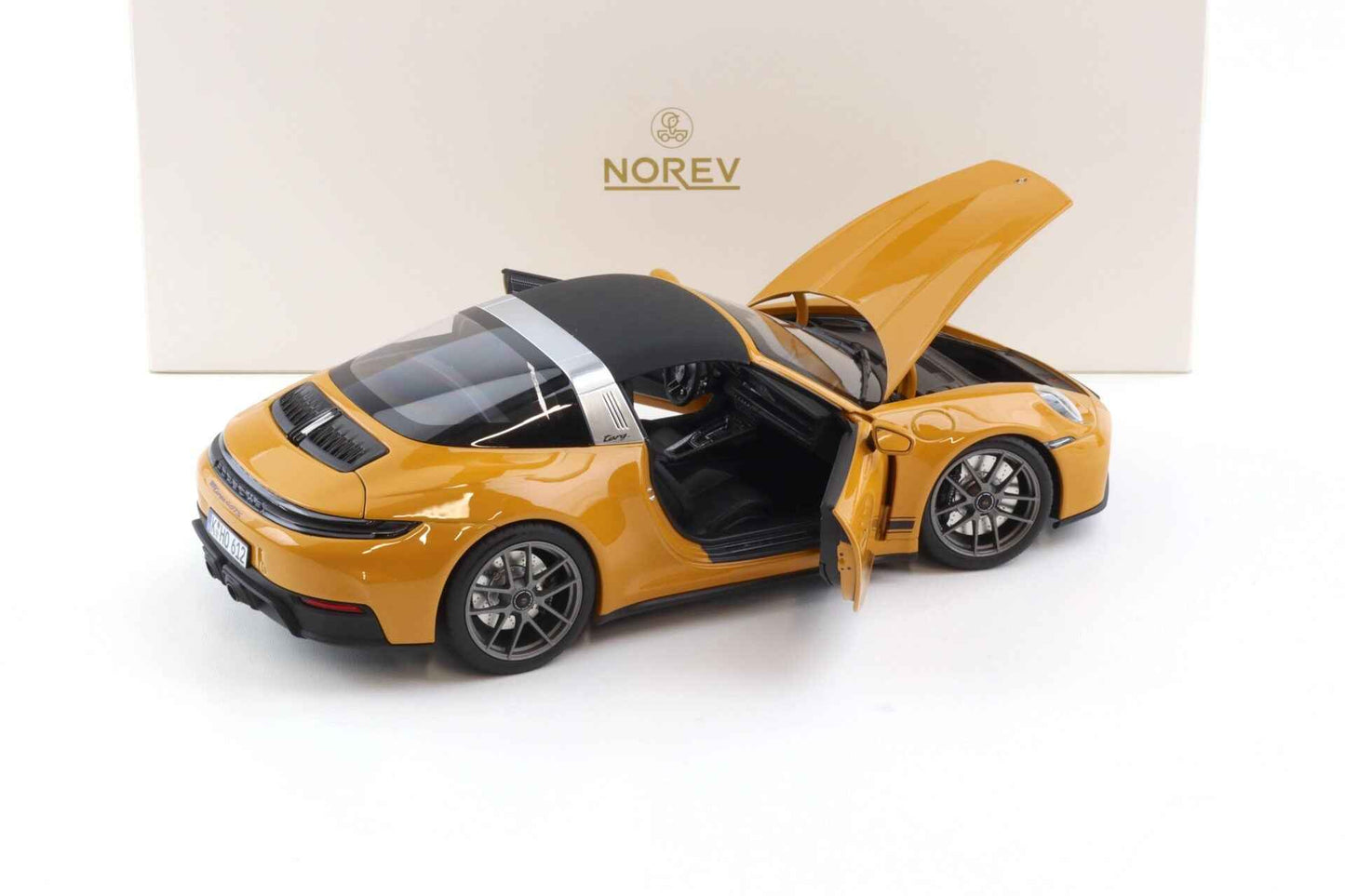 Norev 2025 Porsche 911 992.2 Targa 4 GTS Bahama Yellow 1:18 Cartsfy Inc.
