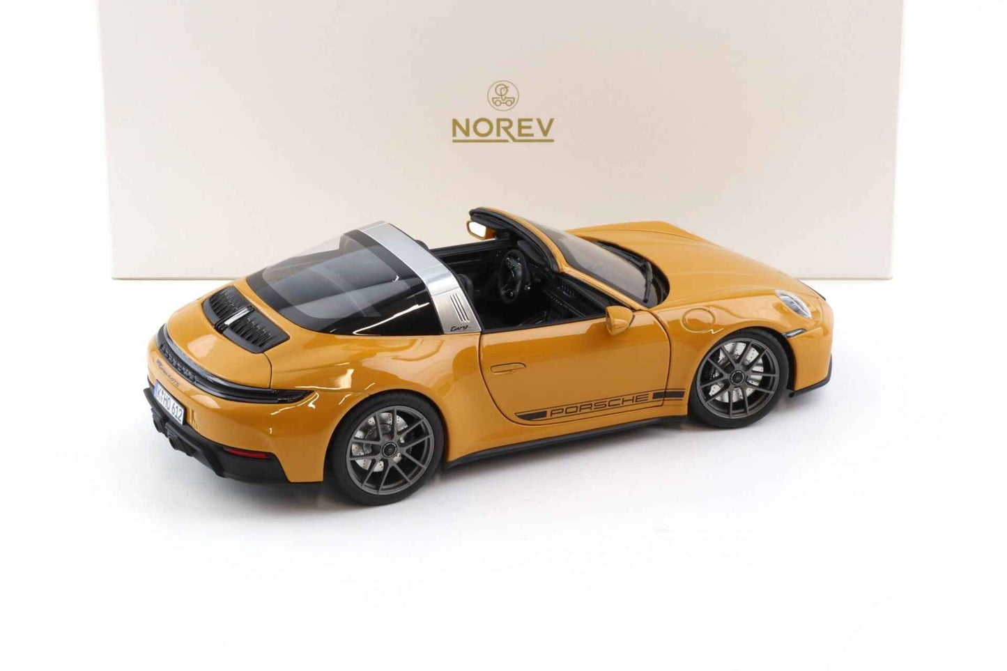 Norev 2025 Porsche 911 992.2 Targa 4 GTS Bahama Yellow 1:18 Cartsfy Inc.