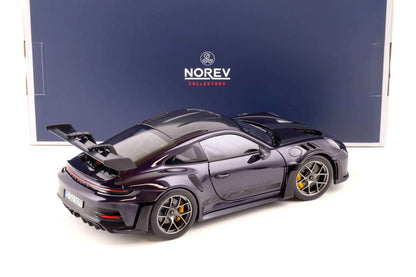 Norev Porsche 911 992 GT3 RS Weissach Pkg Viola Metallic 1:18 LIMITED Cartsfy Inc.