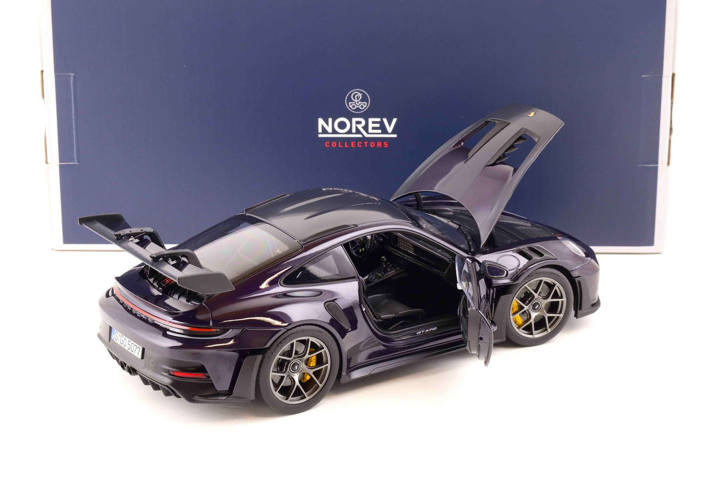 Norev Porsche 911 992 GT3 RS Weissach Pkg Viola Metallic 1:18 LIMITED Cartsfy Inc.