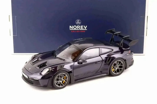 Norev Porsche 911 992 GT3 RS Weissach Pkg Viola Metallic 1:18 LIMITED Cartsfy Inc.