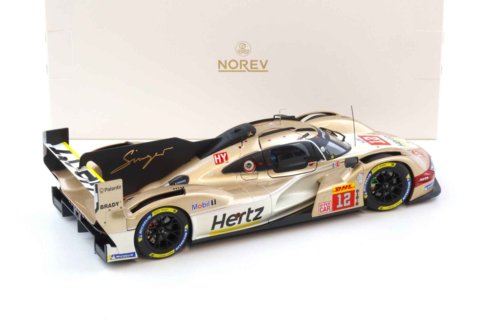 Norev Porsche 963 #38 Hertz Team Jota Lone Star IMSA 2024 Spa 6Hrs Winner Gold 1:18 Cartsfy Inc.