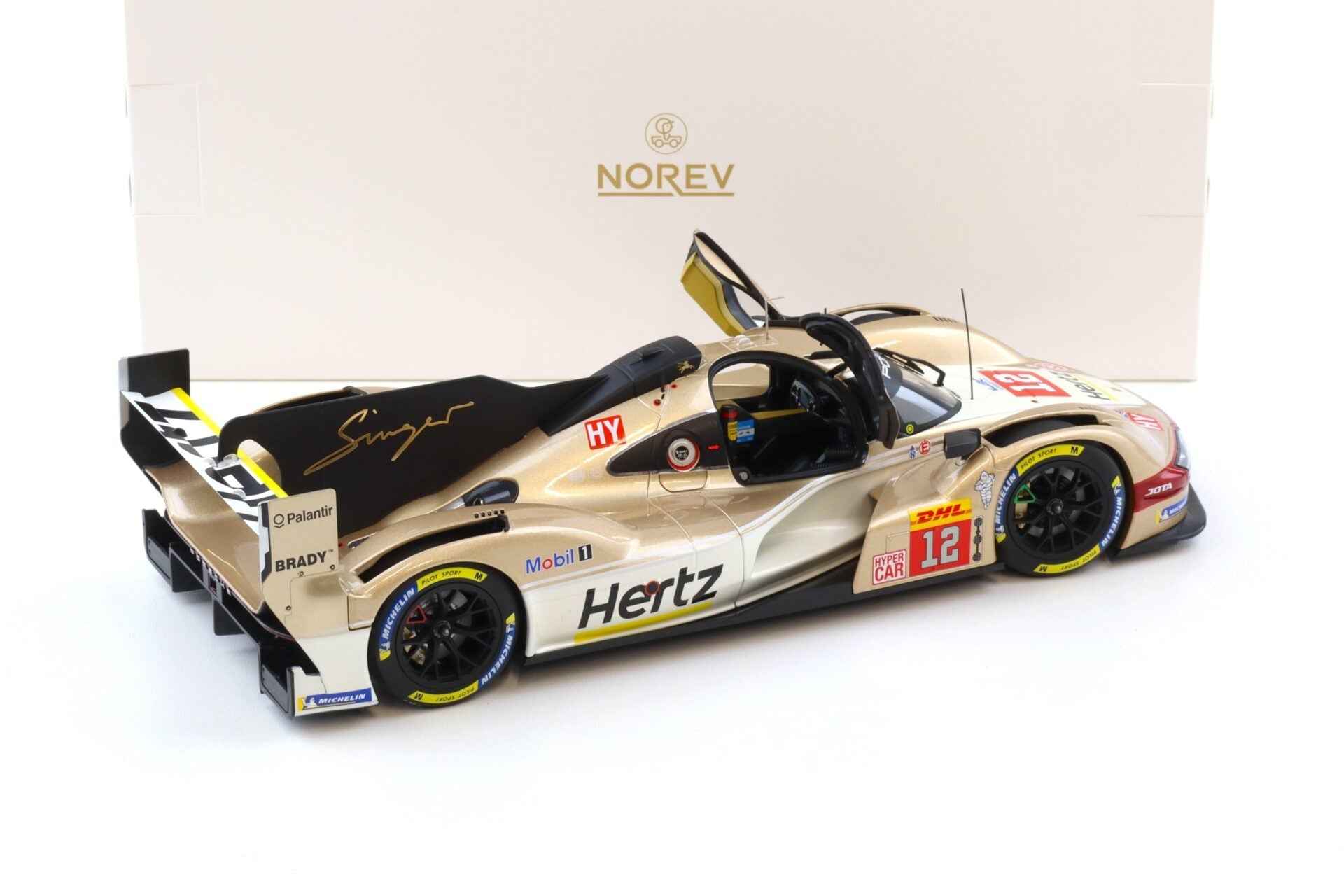 Norev Porsche 963 #38 Hertz Team Jota Lone Star IMSA 2024 Spa 6Hrs Winner Gold 1:18 Cartsfy Inc.