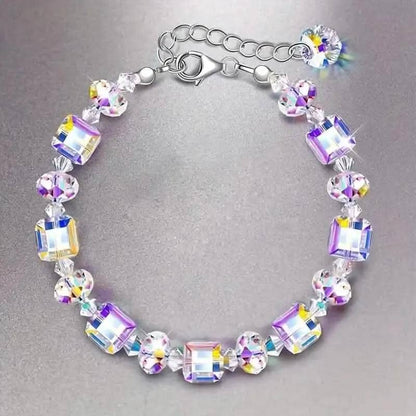 Northern Lights Artificial Crystal Bracelet 7"+ 2" Extension Chain DailySale Default Title Default Title-