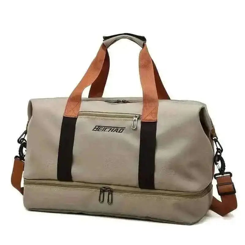 Nylon Duffel Bag for Travel – Large Capacity, Foldable, Shoe Compartment – Men & Women Cartsfy Inc.