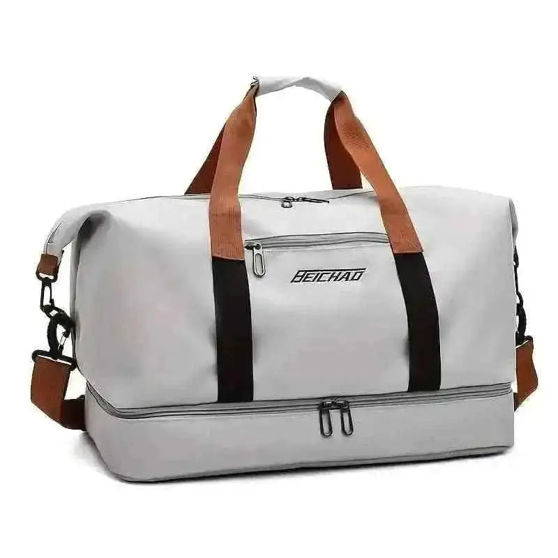 Nylon Duffel Bag for Travel – Large Capacity, Foldable, Shoe Compartment – Men & Women Cartsfy Inc.