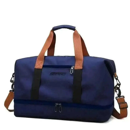 Nylon Duffel Bag for Travel – Large Capacity, Foldable, Shoe Compartment – Men & Women Cartsfy Inc.
