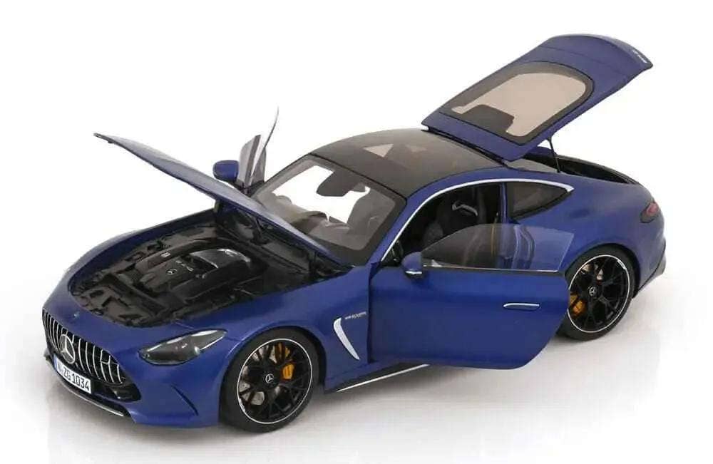 NZG 2023 Mercedes Benz AMG GT63 Coupe (C192) Matte Spectral Blue 1:18 STM Diecast Default Title Default Title-