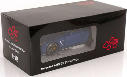 NZG 2023 Mercedes Benz AMG GT63 Coupe (C192) Matte Spectral Blue 1:18 Cartsfy Inc.