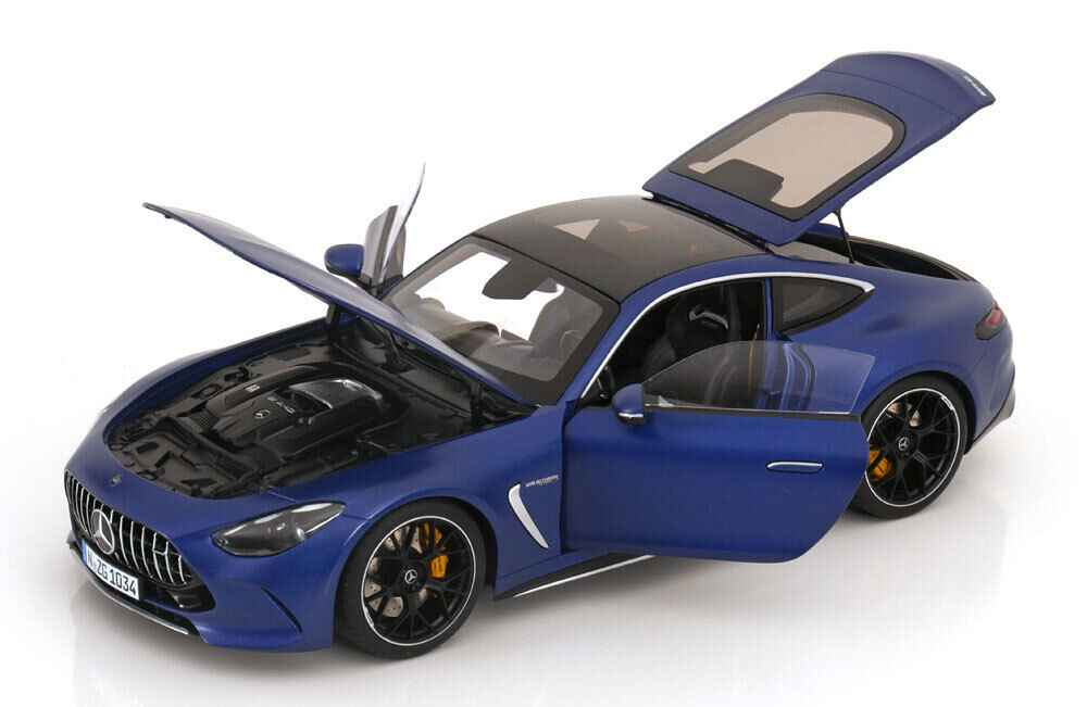 NZG 2023 Mercedes Benz AMG GT63 Coupe (C192) Matte Spectral Blue 1:18 Cartsfy Inc.