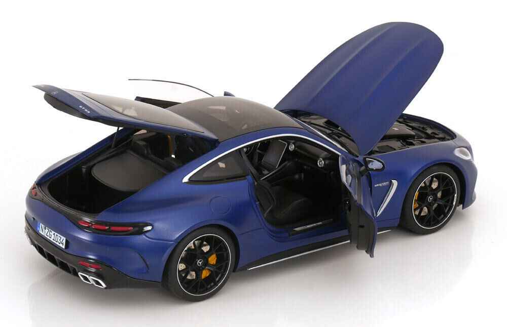 NZG 2023 Mercedes Benz AMG GT63 Coupe (C192) Matte Spectral Blue 1:18 Cartsfy Inc.