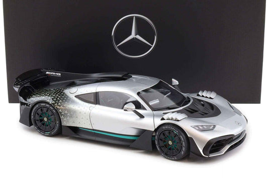 NZG 2023 Mercedes Benz One AMG (C298) Hightech Silver 1:12 DEALER EDITION